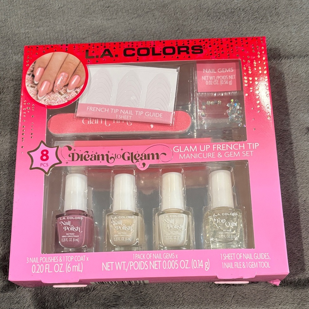 ❌sold❌Bundle L.A. Colors Dream Gleam Up your French Tips & Refresh Body Butter - Picture 2 of 8